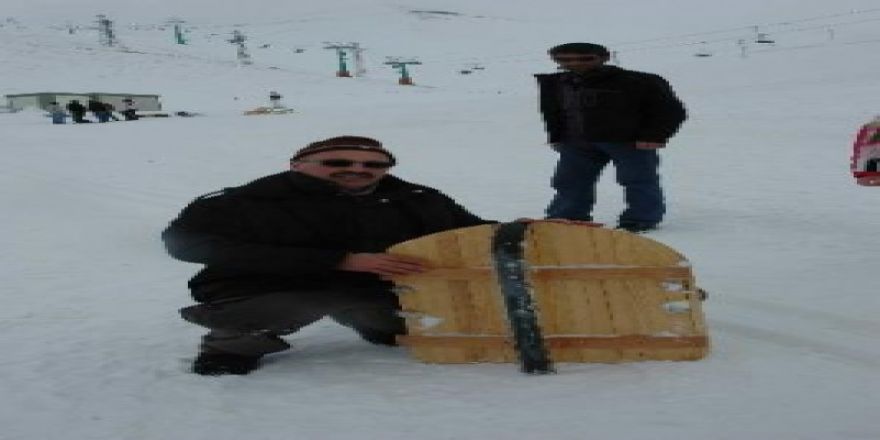 Erzurum’un kızaklı müdürü!..