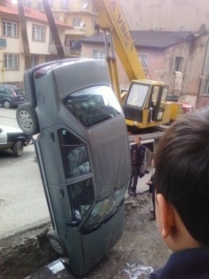 Erzurum’da görülmedik kaza! 3