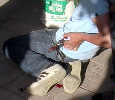 Ambulansı böyle bekledi! 1