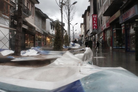 Erzurum'da esnaf böyle bitirildi 7