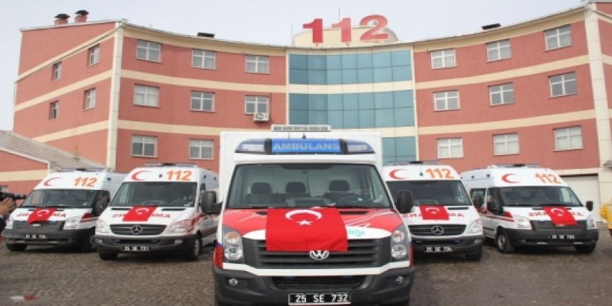5 adet yeni ambulans