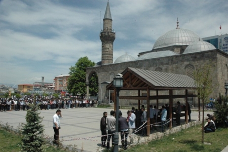 Erzurum'da trafik kazası 1