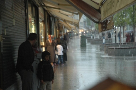 Yağmur Erzurumlulara zor anlar yaşattı 2