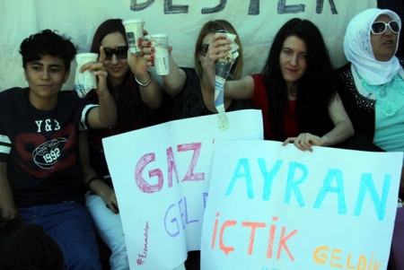 Erzurum'da ayranlı destek! 4