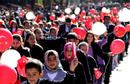Erzurum'da Cumhuriyet Bayramı coşkusu 1