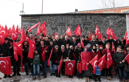 Erzurum Sarıkamış Şehitlerini andı 3