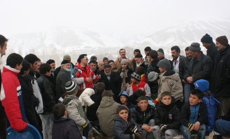 Erzurum'da 'Kardan Adam'lar yarıştı! 3