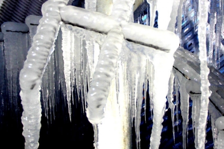 Sibirya soğukları buzlu sanata dönüştü 4