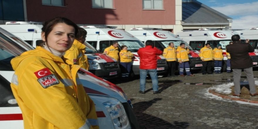 Erzurum'a 9 yeni ambulans