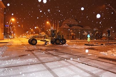 Erzurum Güne Karla Merhaba Dedi! 2