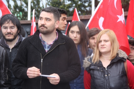 Erzurum'da çifte protesto! 2