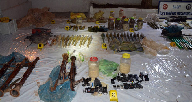 PKK’nın mühimmat deposu bulundu