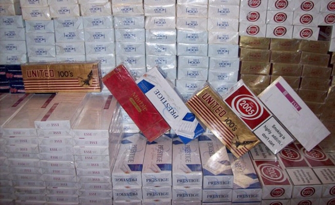 19 bin 250 paket kaçak sigara ele geçirildi