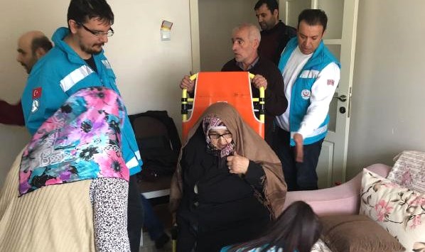 Erzurum'da 834 Hasta, Ambulansla Sandığa Taşındı