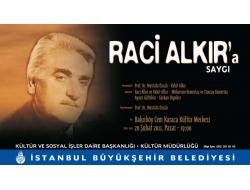 Raci Alkır'a saygı gecesi