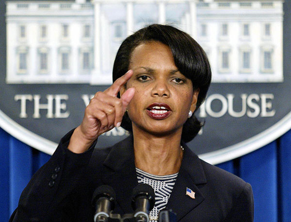 Eski ABD Dışişleri Bakanı Rice'tan Irak itirafı