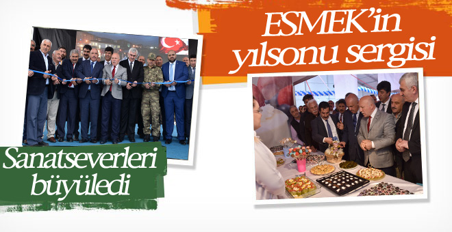 ESMEK’in yılsonu sergisi sanatseverleri büyüledi