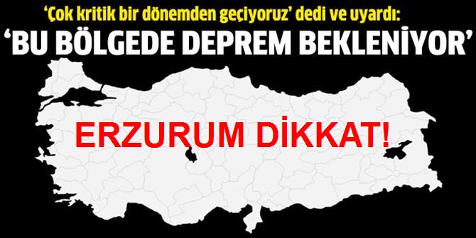 Uzmanlar Uyarıyor "Trabzon-Erzurum Depremlerine Dikkat"