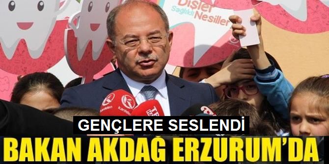 Sağlık Bakanı Akdağ gençlere seslendi: