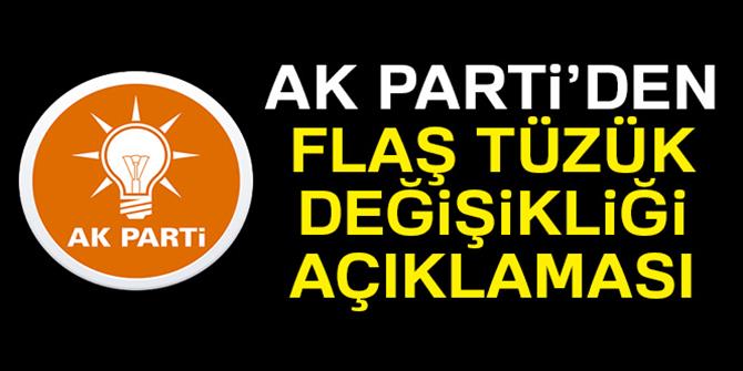 AK Parti'den son dakika açıklaması...O kural esnetiliyor