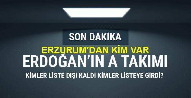 AK Parti yeni MKYK listesi Erdoğan'ın A takımı bomba