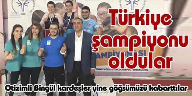 Türkiye şampiyonu oldular