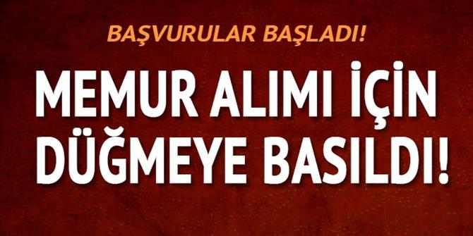 Kamuya 4 bin 970 memur alımı için başvuru tarihleri belli oldu