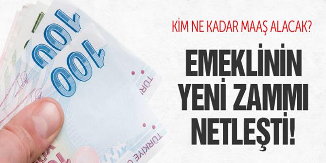 İşte emeklilerin yeni zamlı maaşları