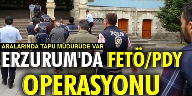 Erzurum'da Fetö/pdy Operasyonu:7 tutuklama
