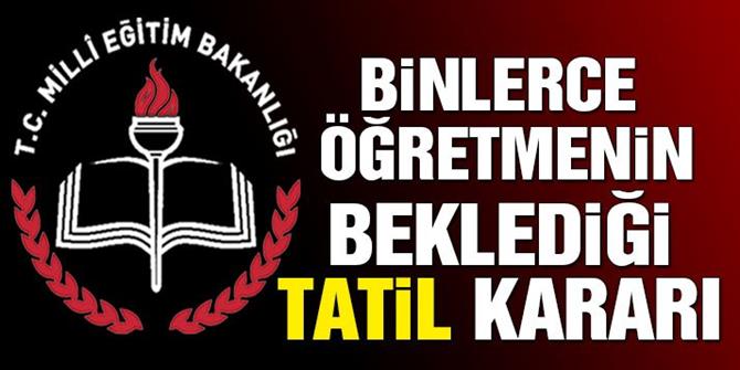 Beklenen bayram tatili kararı açıklandı