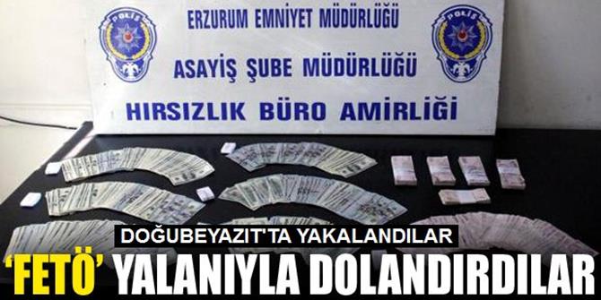 Erzurum'da Dolandırdı Doğubayazıt'da Yakalandı