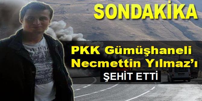 PKK, öğretmen Necmettin Yılmaz'ı şehit etti