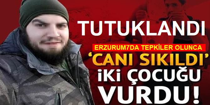 Erzurum Çocukları Sırtından Vuran Cani Tutuklandı