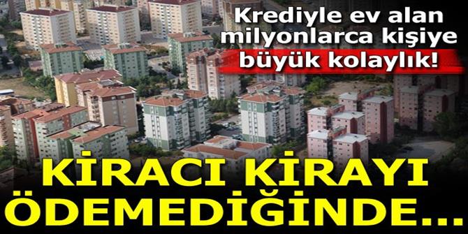 Kira geliriyle kredi borcu ödeyenlere, kira sigortası