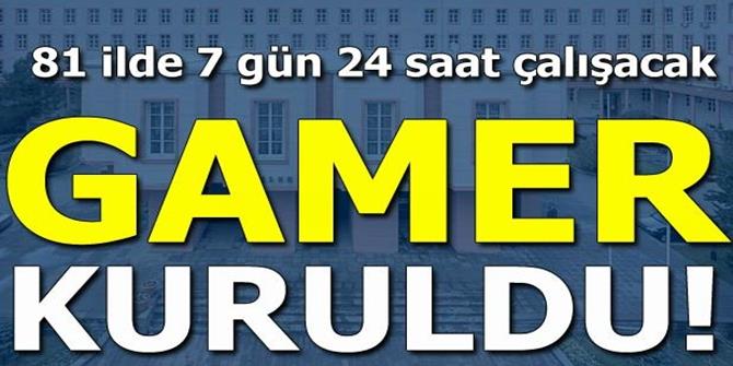 İçişleri’nden GAMER yapılanması!