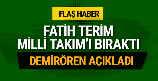 Fatih Terim istifa etti!