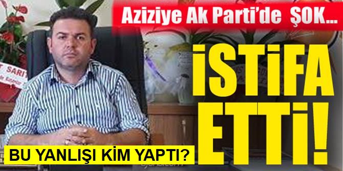 AK Parti Aziziye İlçe Başkanı Alak, istifa etti