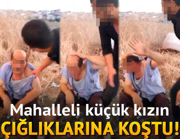 Zihinsel engelli küçük kızı taciz ettiği iddiasıyla dövüldü
