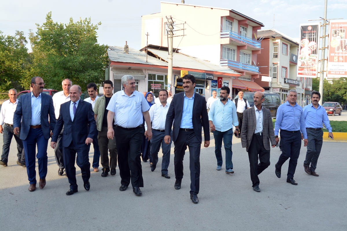 Öz’den Aşkale İlçe Başkanına hayırlı olsun ziyareti