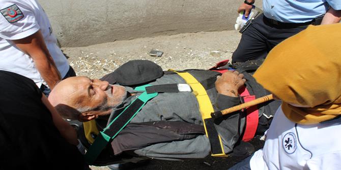 Erzurum'da vatandaş fosseptik çukuruna düştü