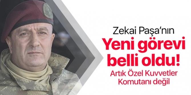 Zekai Aksakallı Paşa'ya yeni görev