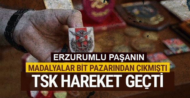 TSK bit pazarından çıkan madalyalar için harekete geçti