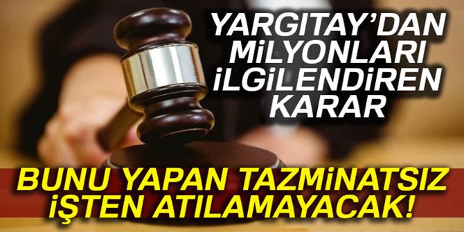 Milyonları ilgilendiren karar