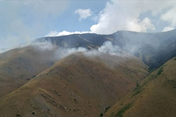 Erzurum'da Mera Yangını