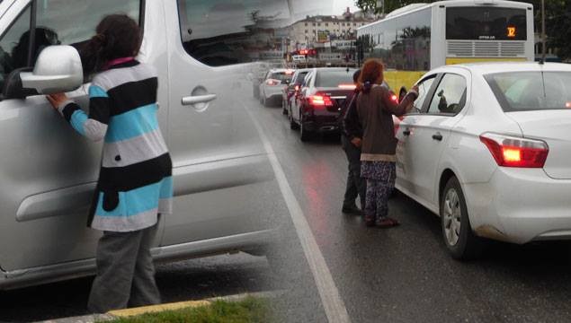 Erzurum'u çocuk dilenciler sardı