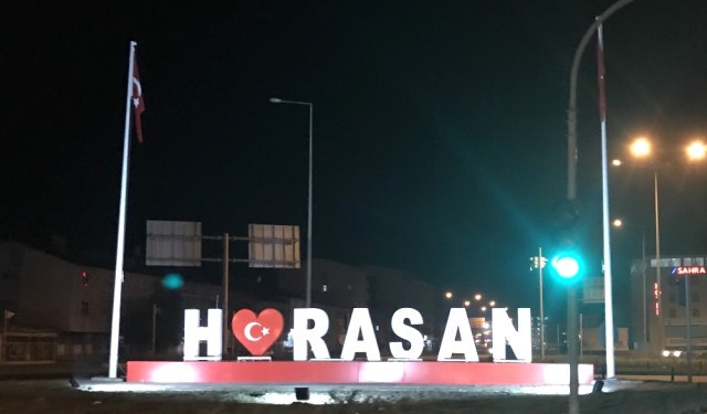 Horasan İlçe Girişine Yeni Düzenleme