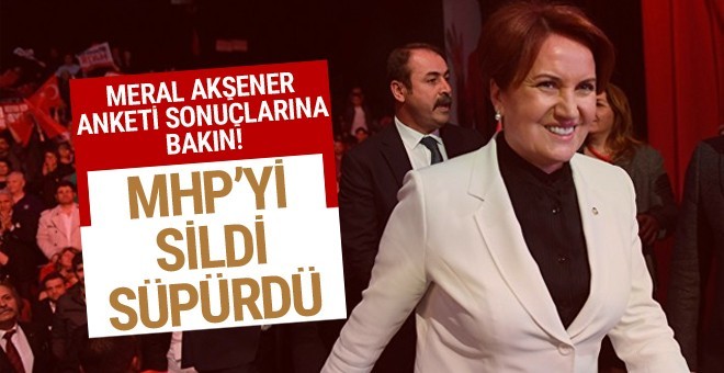 İşte Meral Akşener’li ilk seçim anketinin sonuçları