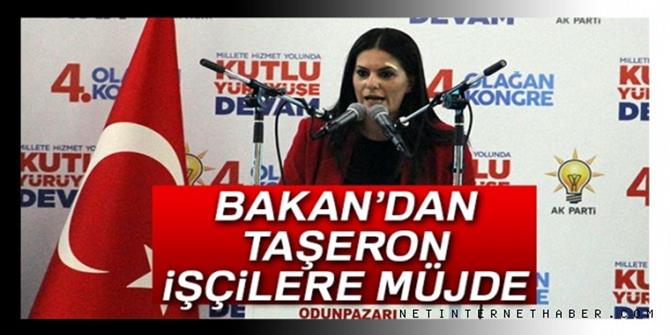 Bakan Sarıeroğlu'dan taşerona müjde