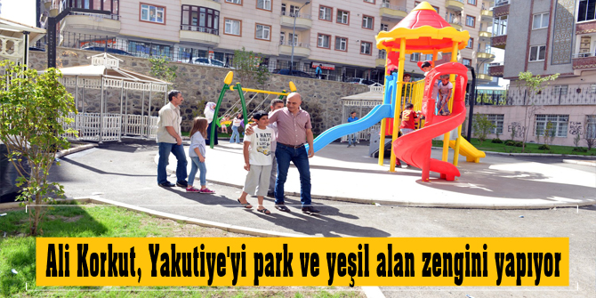 Ali Korkut, Yakutiye'yi park ve yeşil alan zengini yapıyor