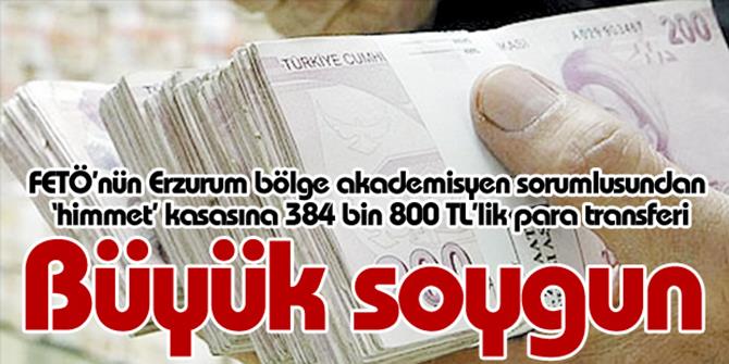 'Himmet' Asasına 384 Bin 800 TL'lik Para Transferi